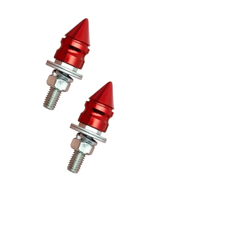 Pagoda Style Vehicle License Plate Screws M6 Thread for General Cars and Motorcycles ABS and Carbon Steel Construction