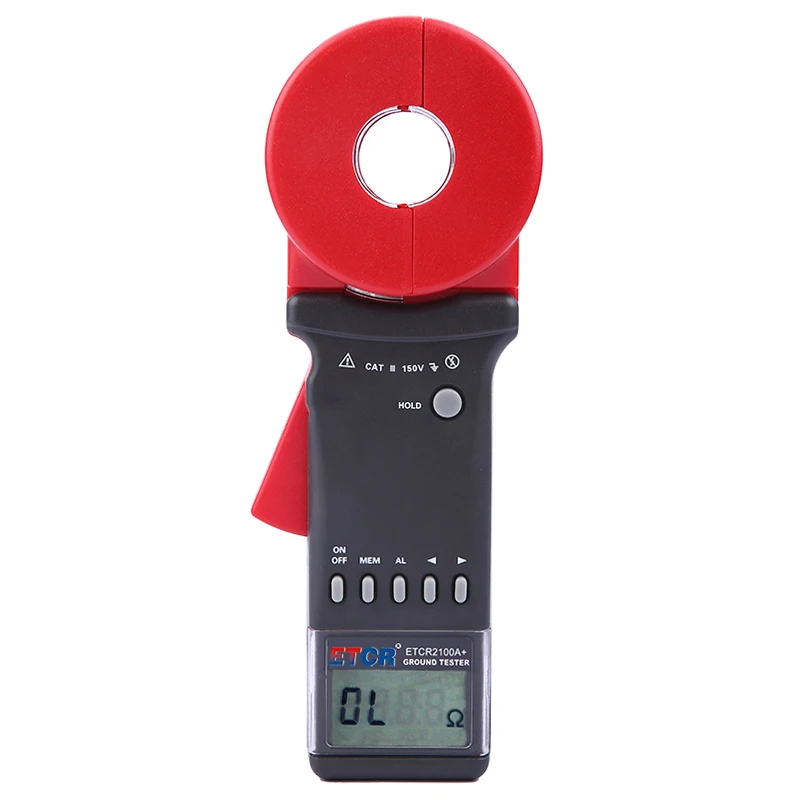 2100A+ Clamp Earth Resistance Meter With Sound and Light Alarm Function