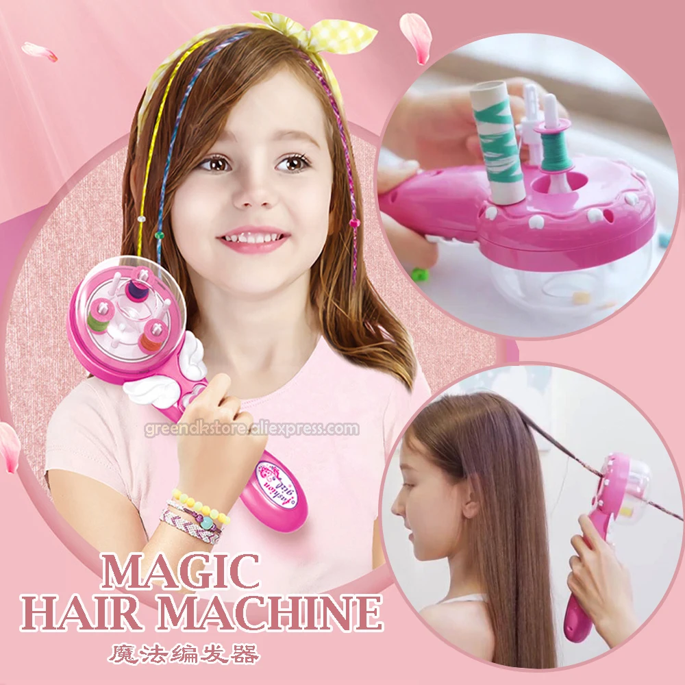 Electric Automatic Hair Braider DIY Braiding Hairstyle Tool Twist Braider Machine Hair Braid Weave Toys For Girl Child Gift