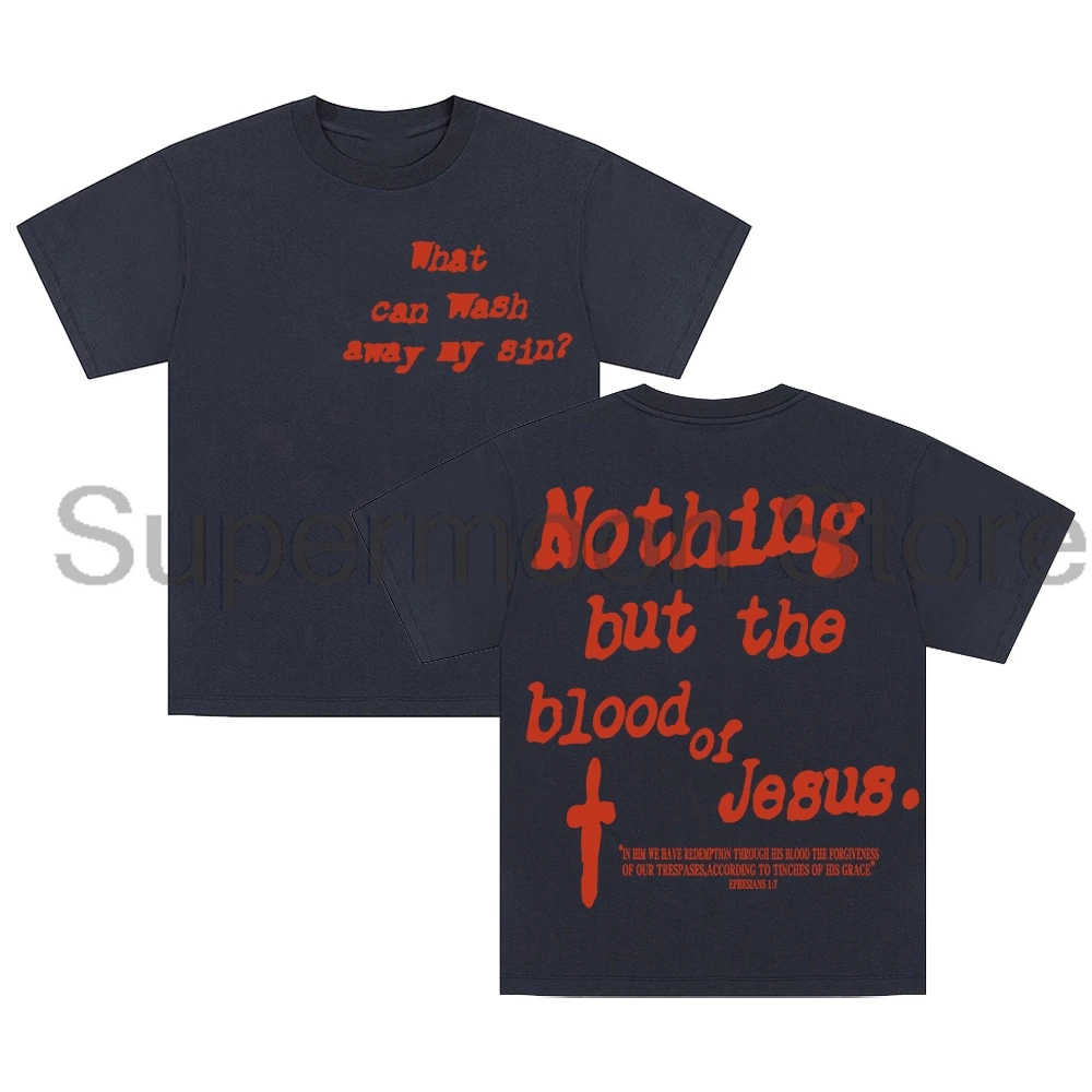 Forrest Frank Nothing But The Blood T-shirt Child of God 2025 Tour Crewneck Short Sleeve Cotton Tee Women Men Streetwear Tops view 4