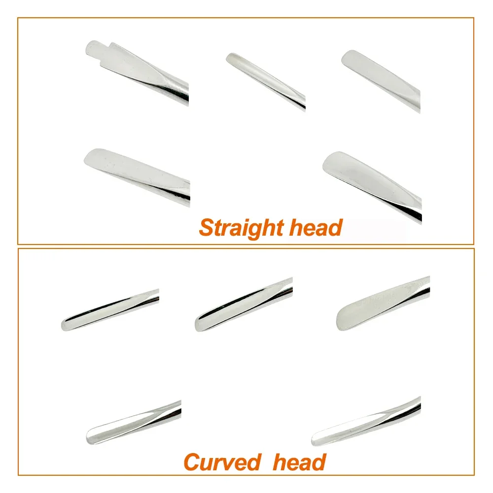 10Pcs/kit Dentistry Surgical Minimally Invasive Tooth Extraction Tools Dental Luxating Lift Curved Root Elevator Plastic Handle