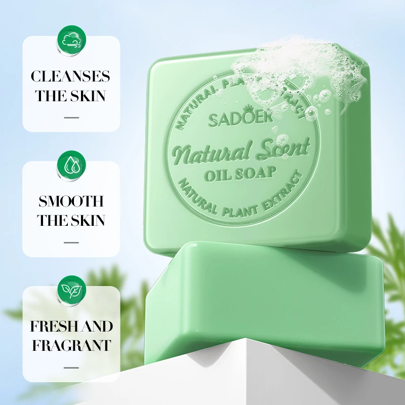 Jabón de aceite esencial de rosa Natural, jabón de lavado de cara, champú de baño, aceite esencial, jabón antiguo, lavado de cara importado para mujeres y hombres, nuevo Z2V1