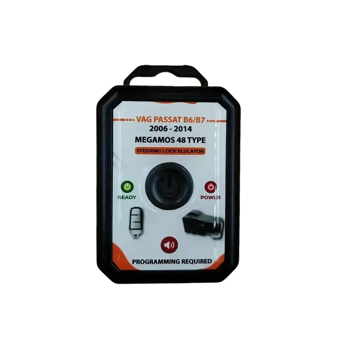 

For VW Passat B6 / B7 MEGAMOS 48 Type Steering Lock Emulator With lock Sound Programming Required With Lock Sound