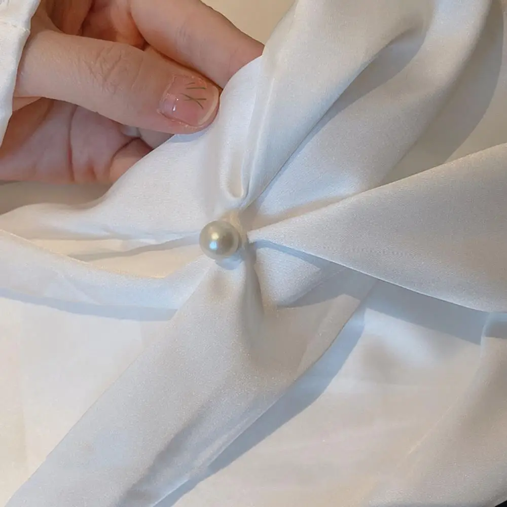 Silky Satin Thin Arm Cover Breathable Decor Sun Protection Ice Sleeve Loose Arm Sleeves Outdoor Long Gloves Solid Color Gloves