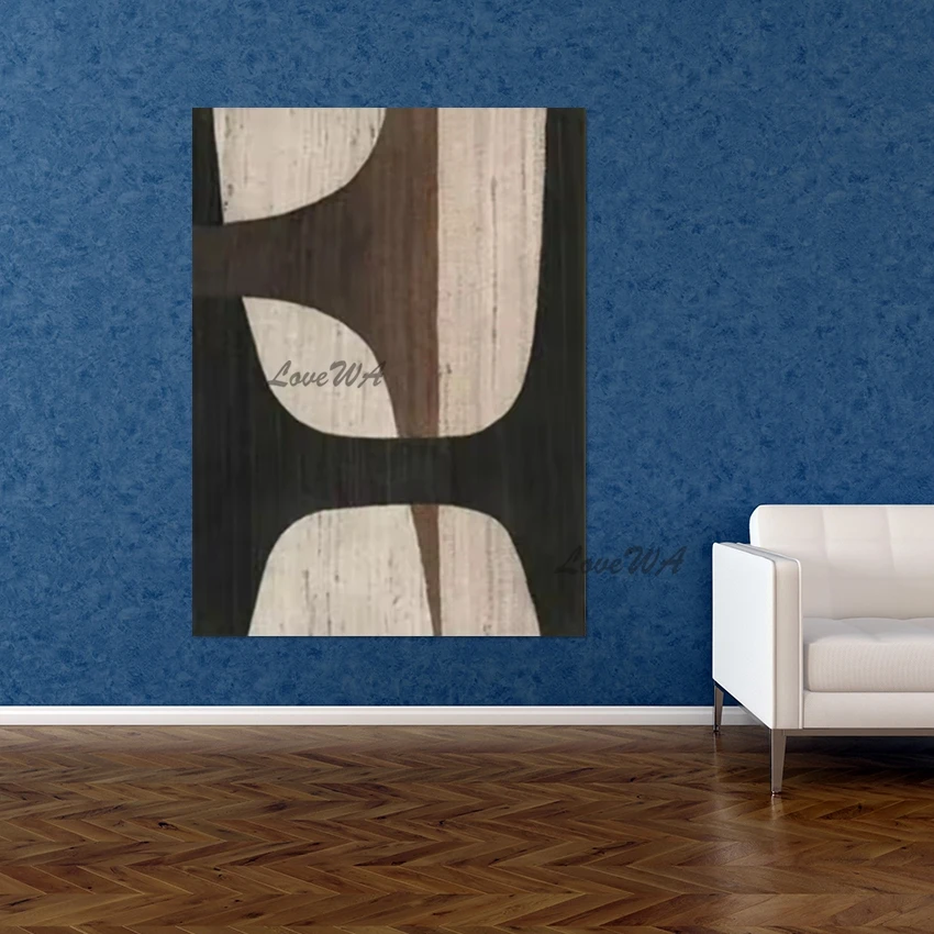 

Современные абстрактные картины маслом на холсте, ручная роспись, акриловые произведения искусства, настенная картина для спальни, без рамы, искусство украшения дома