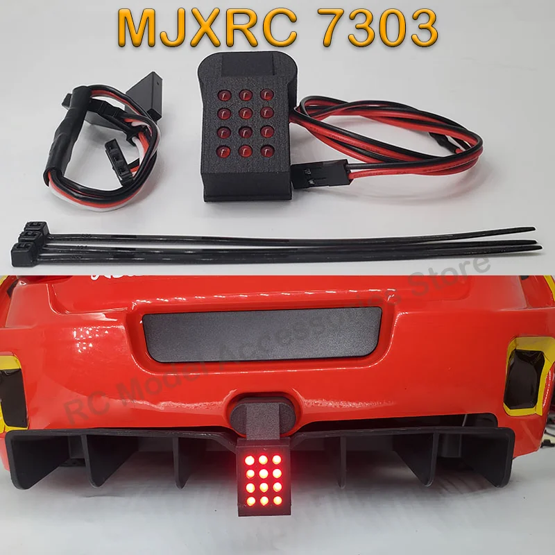 Hyper Go LED 4-6V Taillight Pilot Light for 1/7 MJXRC 7303 C3 Remote Control Car Off-road High Speed RC Cars Truck