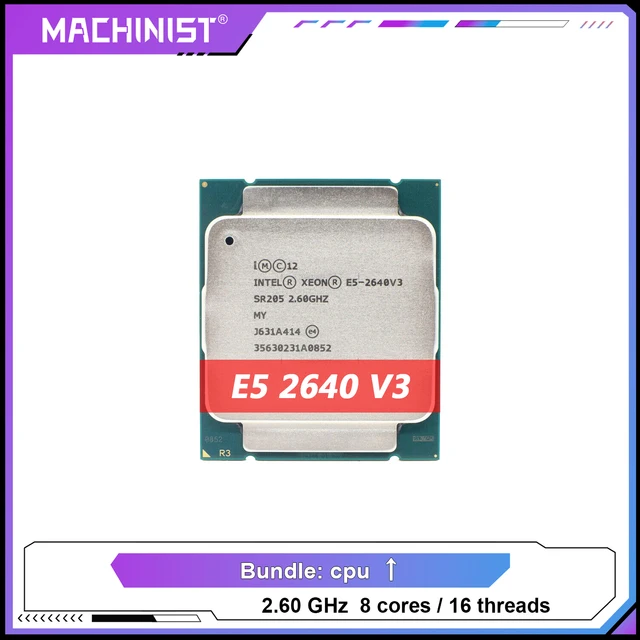 MACHINIST X99 Motherboard, Optional Kit, Xeon E5 2640 V3 LGA 2011-3 CPU and DDR4 16GB RAM Kit Dual-channel NVME M.2 MR9A-H 2 MACHINIST X99 Motherboard, Optional Kit, Xeon E5 2640 V3 LGA 2011-3 CPU and DDR4 16GB RAM Kit Dual-channel NVME M.2 MR9A-H 2