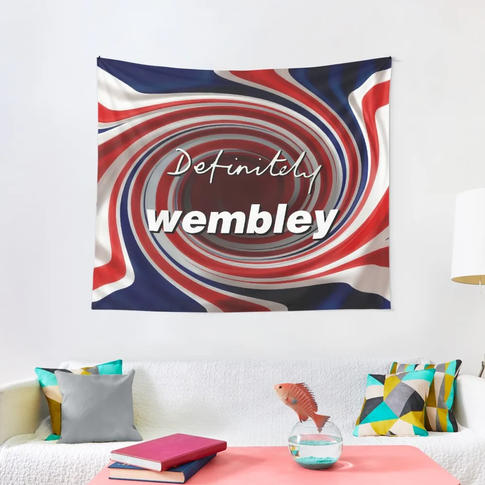 Red White and Blue swirl for Oasis '25 tour at Wembley Stadium London Tapestry Bedrooms Decor Room Decor Tapestry