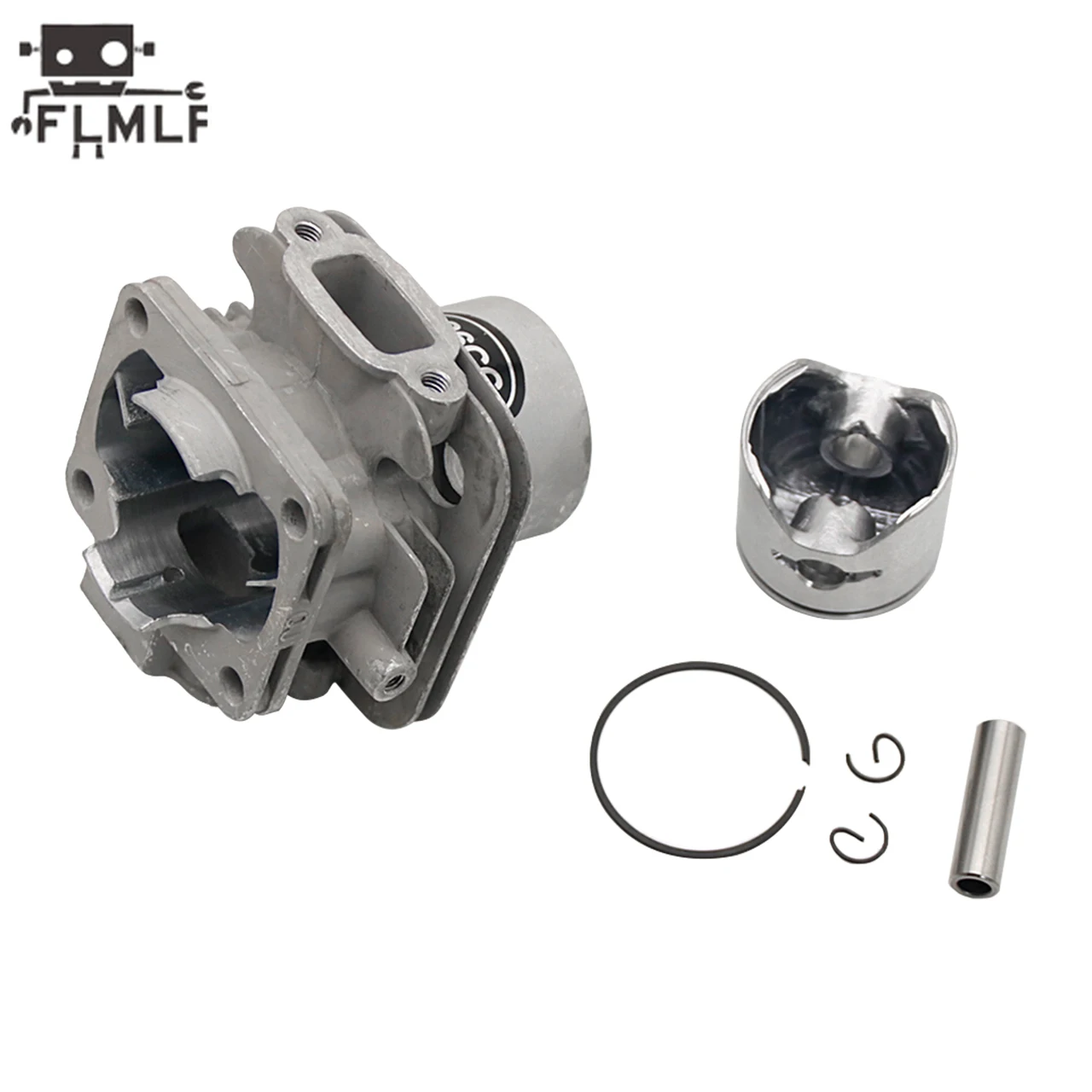 2-Stroke 4 Hole 26CC or 29CC Cylinder Kit for RC Boat Zenoah CY RCMK QJ Gas Marine Engine G260 G290 PUM CompatibleX11