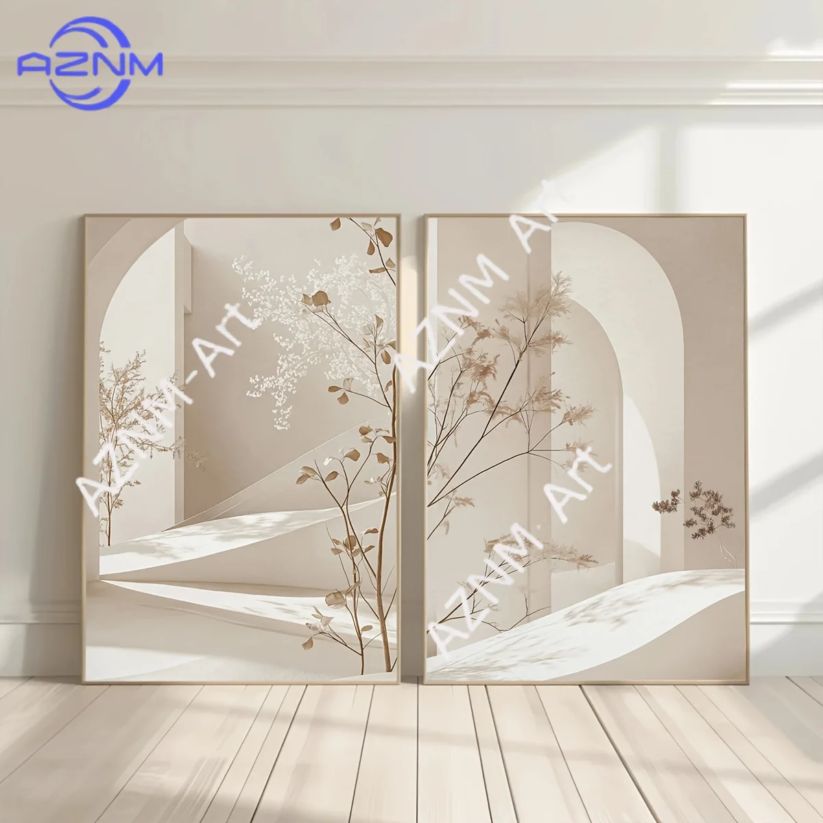 미니멀리스트 아치 풍경 캔버스 인쇄 보헤미안 아트 벽  - Home Bathroom Wall Art 리뷰 및 가격