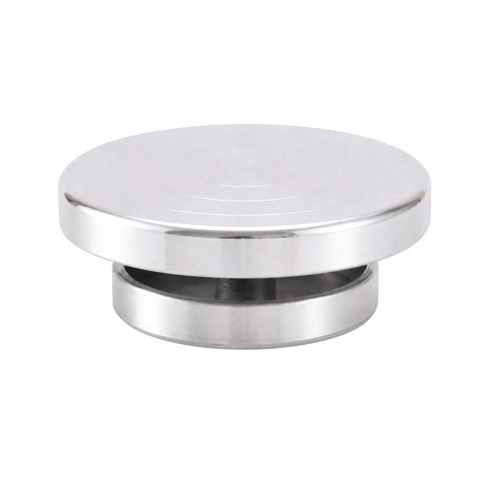 Craft Rotating Stand for Pottery and Clay Modeling Aluminum Alloy Round Metal Pedestal Smooth Spin Base