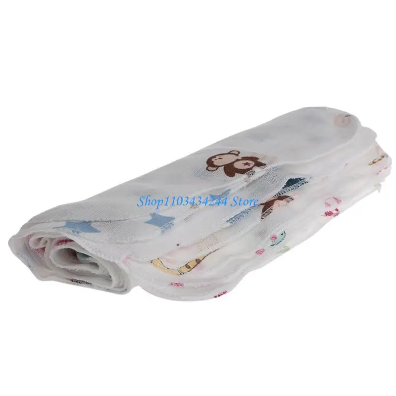 

G2TC Wide Usage Baby Washcloths for Newborn, Soft 10 Pack Muslin Baby Wash Cloths