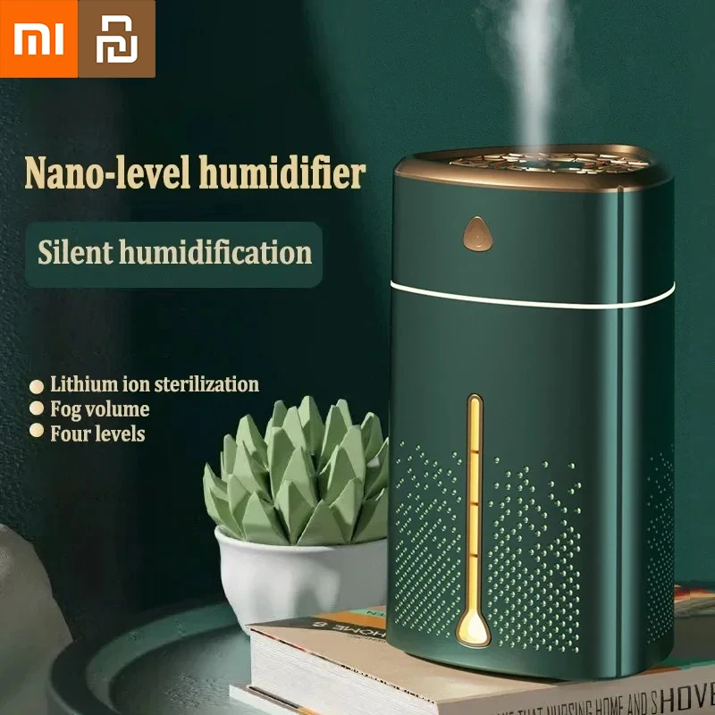 

Ультразвуковой увлажнитель воздуха Xiaomi, новый портативный тихий большой емкости, настольный офисный распылитель воздуха, зарядка через USB, треугольный увлажнитель