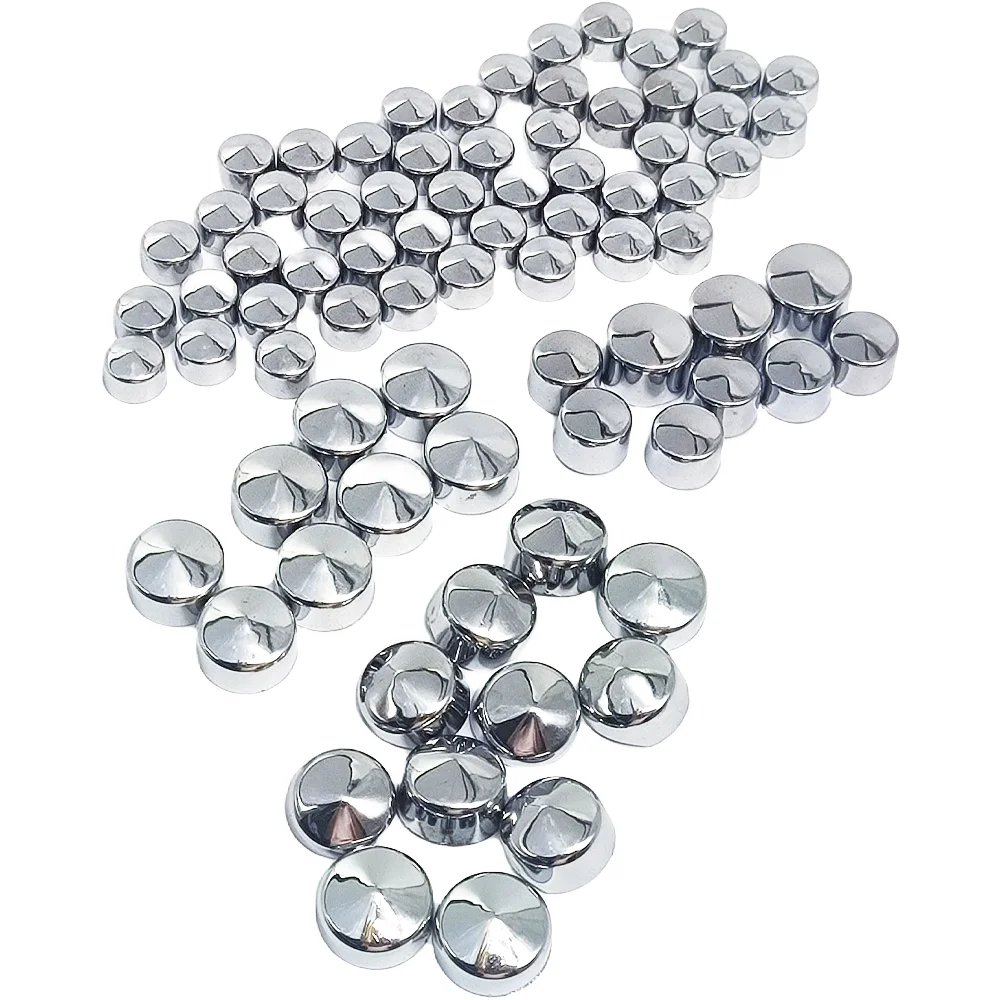 79pcs Chrome Parts Bolts ABS Motorcycle Toppers Caps for 1999-2016 Harley Davidson Softail Twin Cam