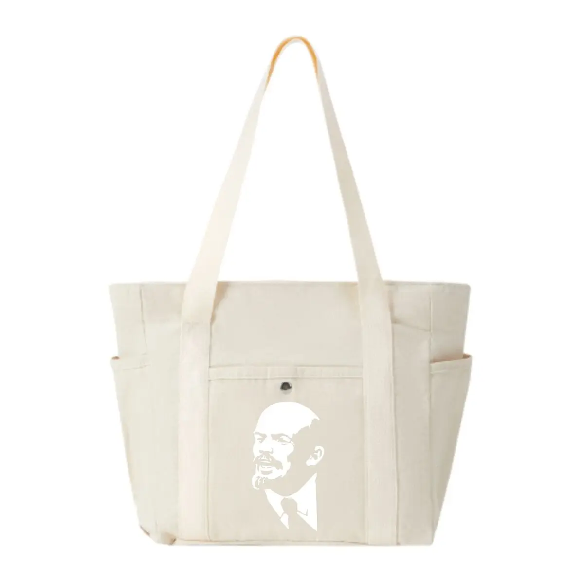 

Man Silhouette Stands Bold Canvas Single Shoulder Diagonal Cross Portable Tote Bag