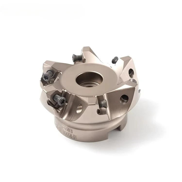 Carbide Steel Milling CNC Cutting Tools High Feed Face MFWN Milling Cutters MFWN90-50-22-4T MFWN90-63-22-5T