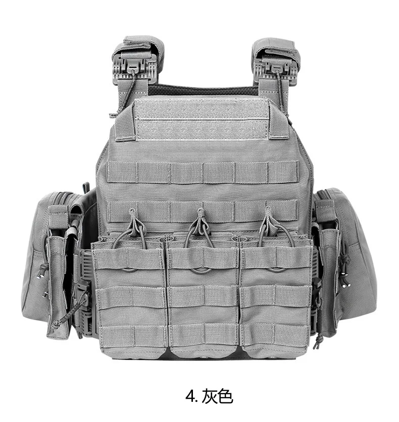 Men's breathable vest for military enthusiasts, outdoor training, quick detachable