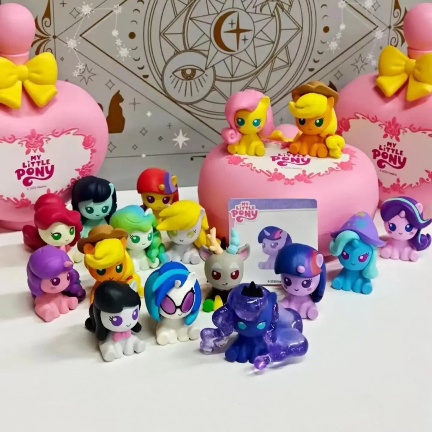 

Kawaii игристь пони Полли дружба волшебная бутылка милая глухая коробка милая девушка подарок на день рождения куклы украшения