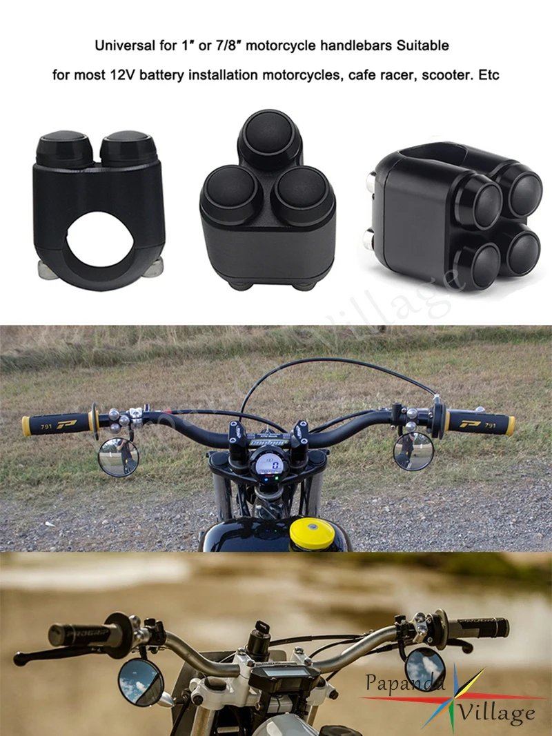 Motorrad 1 "22/25mm Lenker Schalter Push Button Momentary Self-Locking Licht Horn Schalter Für Honda BMW suzuki Yamaha Kawasaki