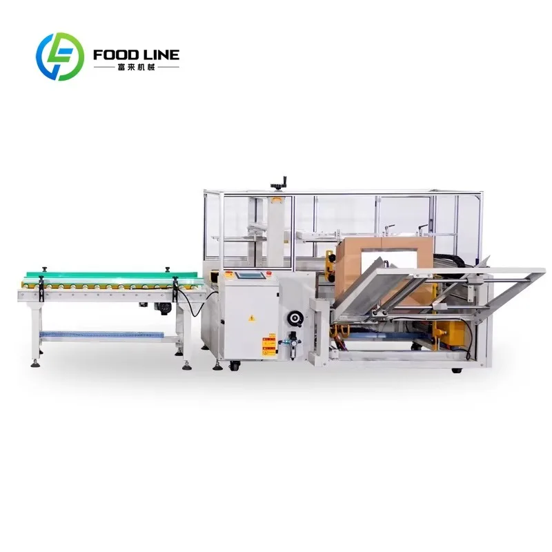 Customized Carton Box Forming Machine Pneumatic Case Erector High Precision For Small Large Box Packaging Factory Supply