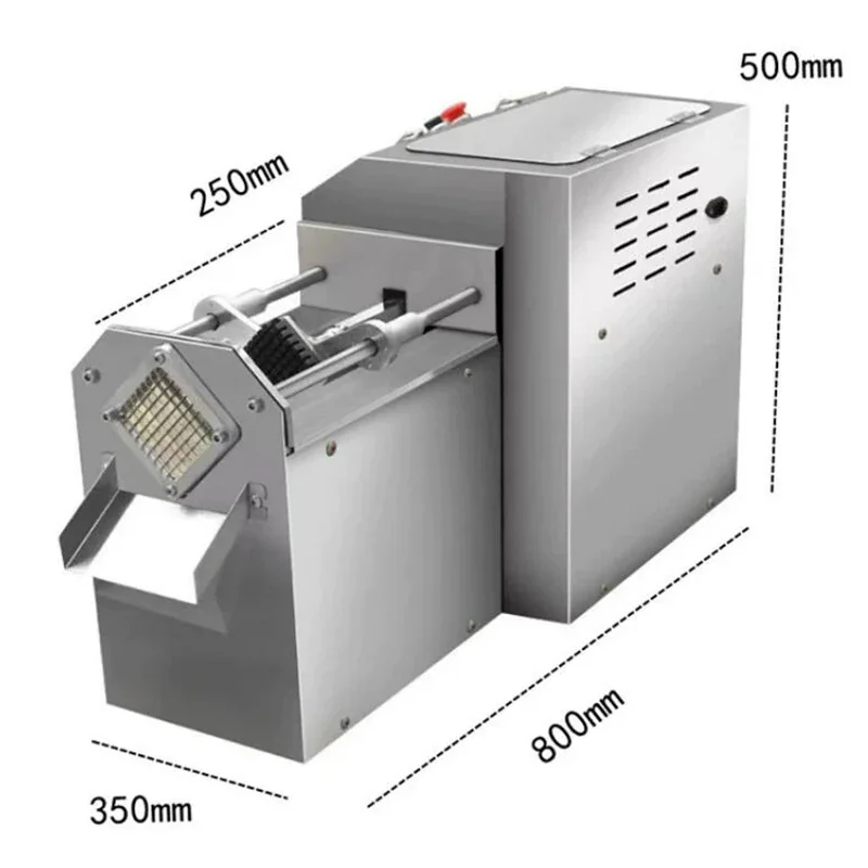Electric French fries machine Large Commercial Automatic Vegetable Strip Cutting machine Carrot/Sweet Potato/Potato Cutter