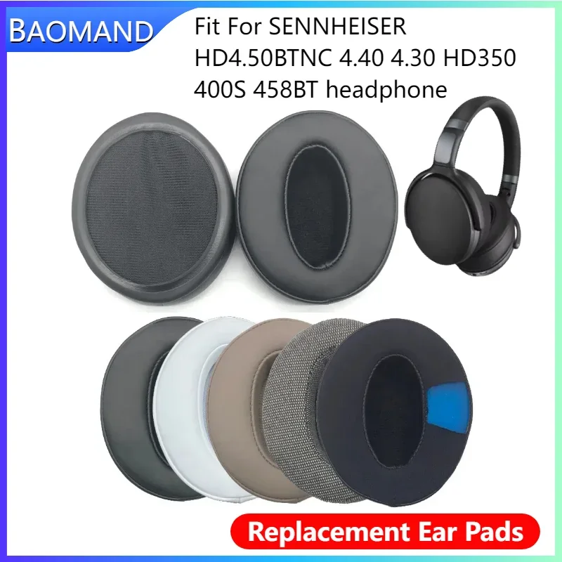 

Replacement Ear Pads for SENNHEISER HD4.50BTNC 4.40 4.30 HD350 400S 458BT Headphones Replacement Ear Pads Cover Cushions BAOMAND