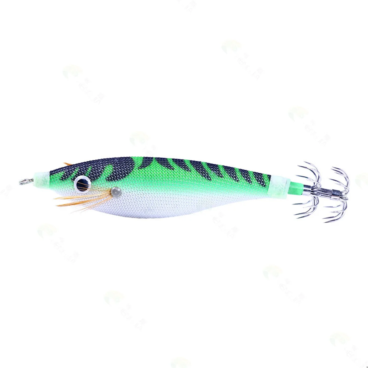

A72Z 16Pcs 9.6G 10cm Luminou Jig Fishing Wood Shrimp Lure Cuttlefish Jigs Lures Fishing Baits