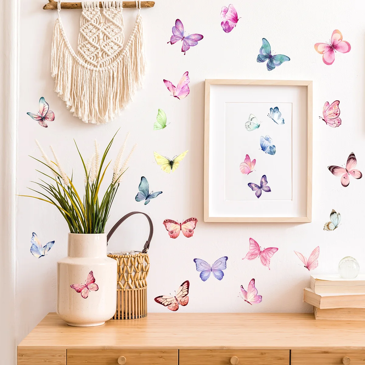 25pcs Beautiful Butterfly Wall Stickers for Living Room Bedroom Decoration Self Adhesive Wall Decals Baby Girl Room Wall Decor