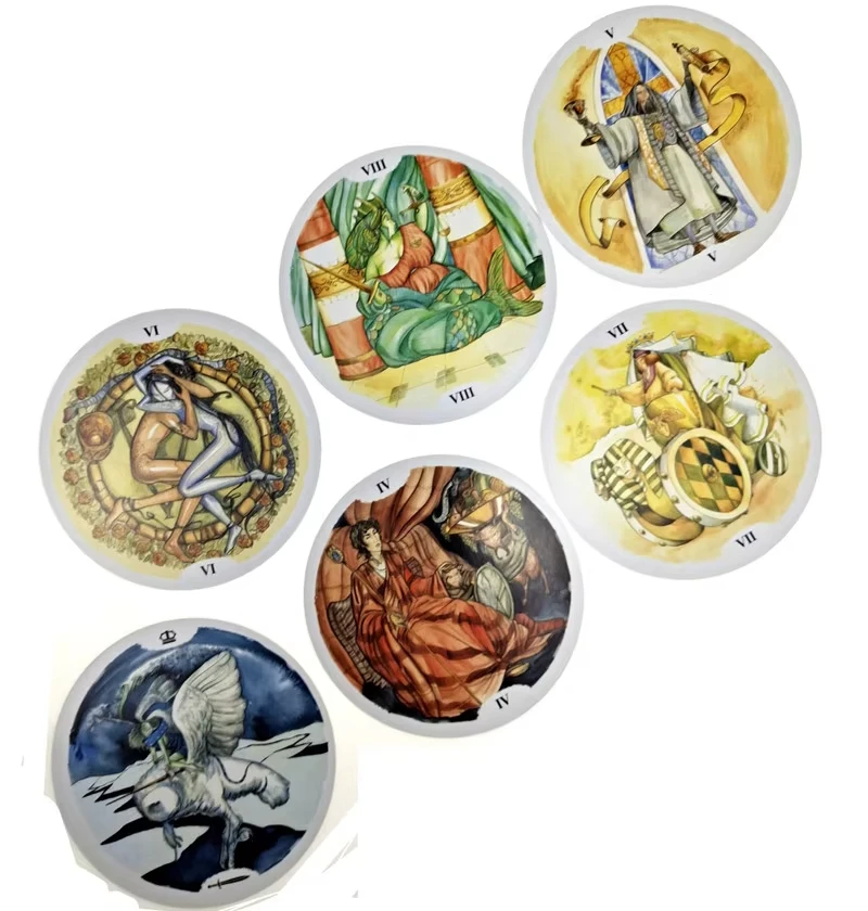 Circle Of Life Tarot Cards A 78 Deck Oracle English Visions Divination Edition Borad Playing Games