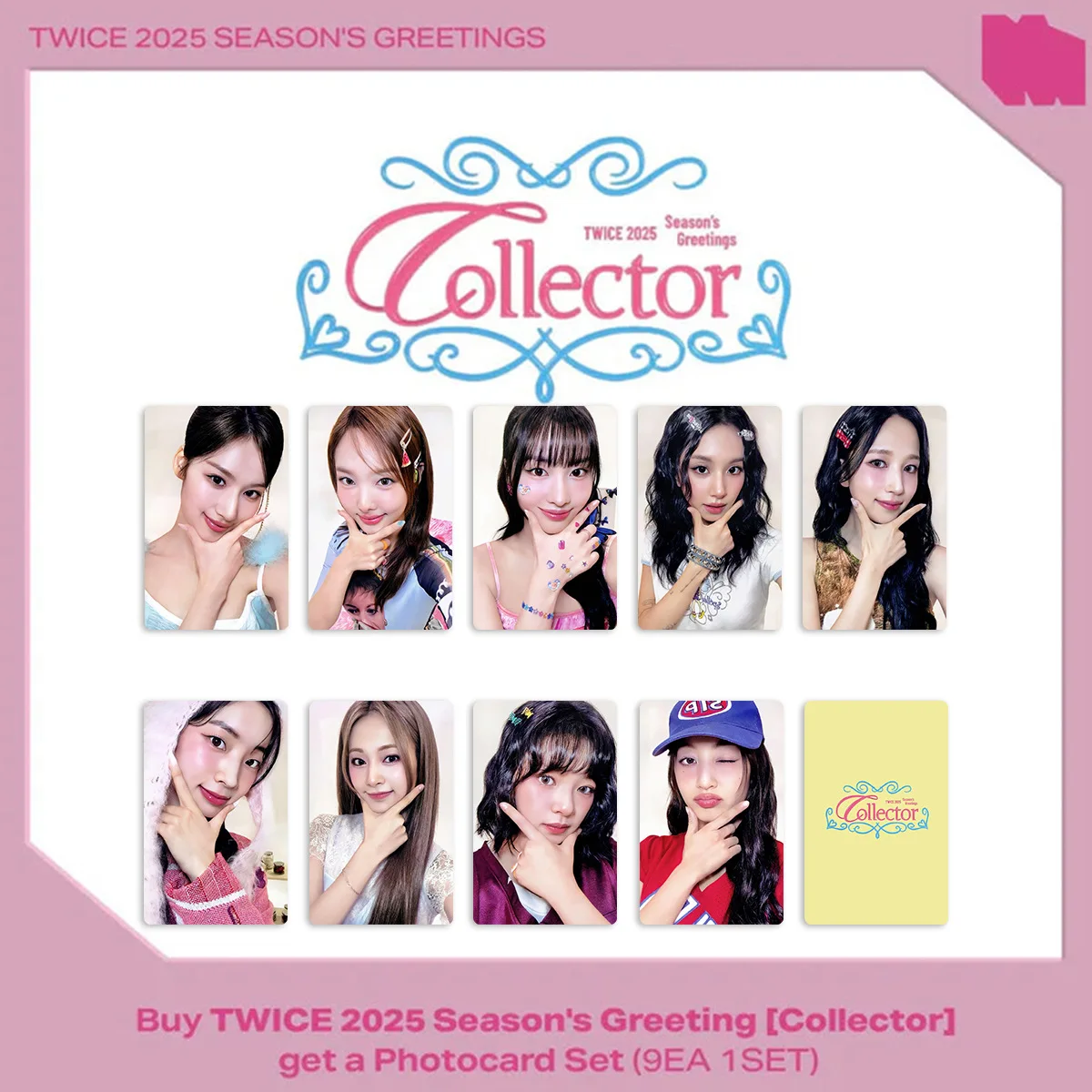 

9 шт. KPOP TW 2025 СЕЗОНСКИЕ РАЗДЕЛИЯ КОЛЛЕКТОР Открытки NaYeon SANA MINA MOMO DaHyun JungYeon модные фотокарточки подарок для фанатов