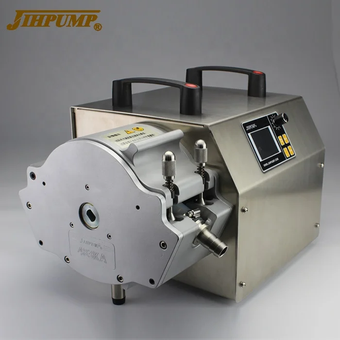 JIHPUMP High Pressure Industrial Large Peristaltic Pump Dual Head Machine High Flowrate Large Volume Water Liquid Dosing