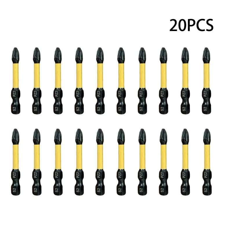 High Quality 20pcs PZ2 Screwdriver Bits Set For Electric Drill Driver Tool Box Kit Hardware Accessories DIY Home Repair view 6