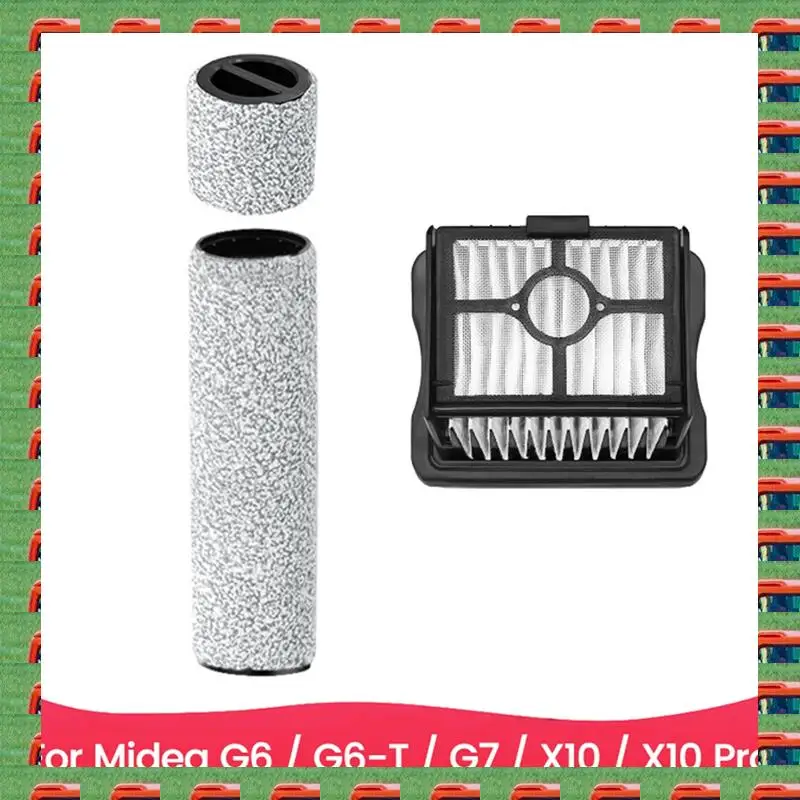 

ABMO Roller Brush And Filter Replacements Parts For Midea G6 G6-T G7 X10 X10 Pro Vacuum Cleaner Accessories Replacement