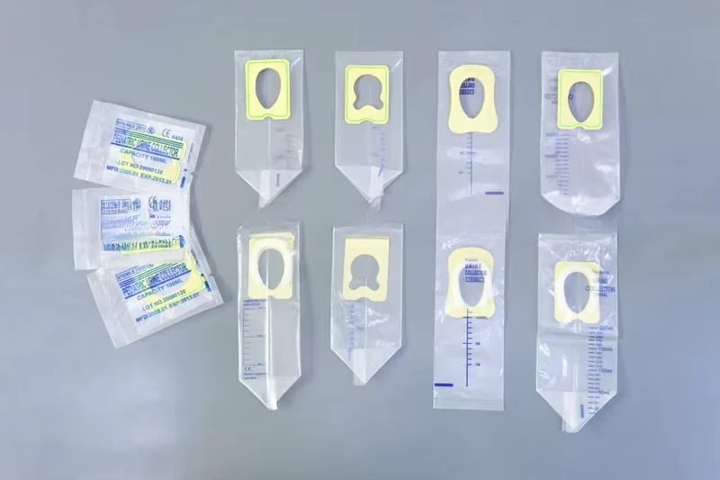 CE Approved Disposable Pediatric Urine Collection Bag with 100ML