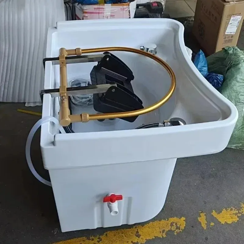 

Mobile Water Circulation Shampoo Chair Portable Sink Stylist Head Spa Hair Washing Basin Salon Furniture Shampouineuse