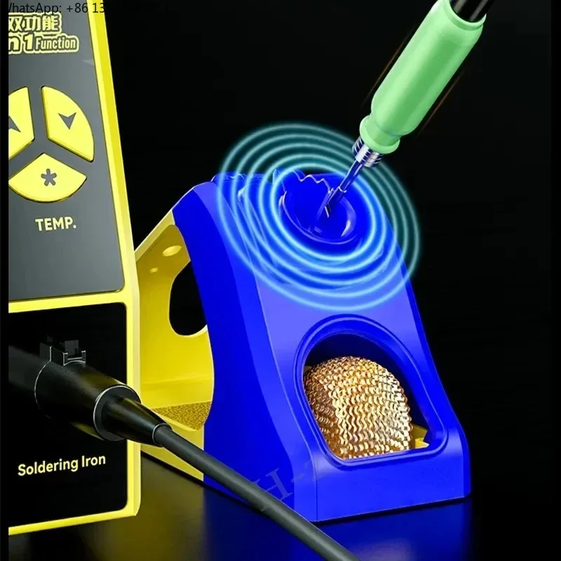 

861DS 2-in-1 Dual Welding Station 1000W Electric Soldering BGA Rework Repair Tool with Induction Dormant Wind Function