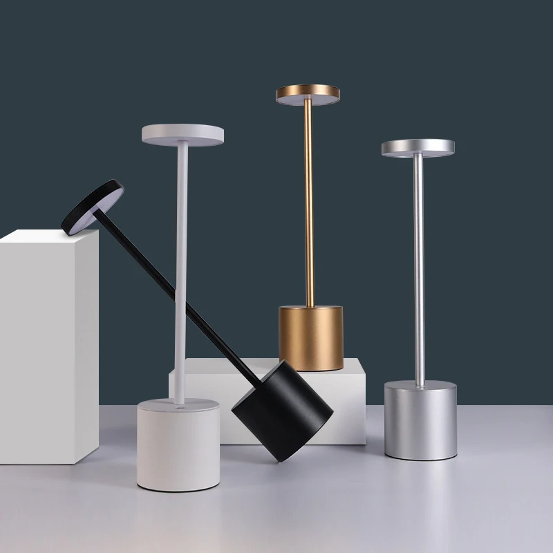 

Rechargeable Bar Table Lamps Night Light Restaurant Bedside LED USB Desk Lamp Portable Reading Hotel Light for Living Room Decor