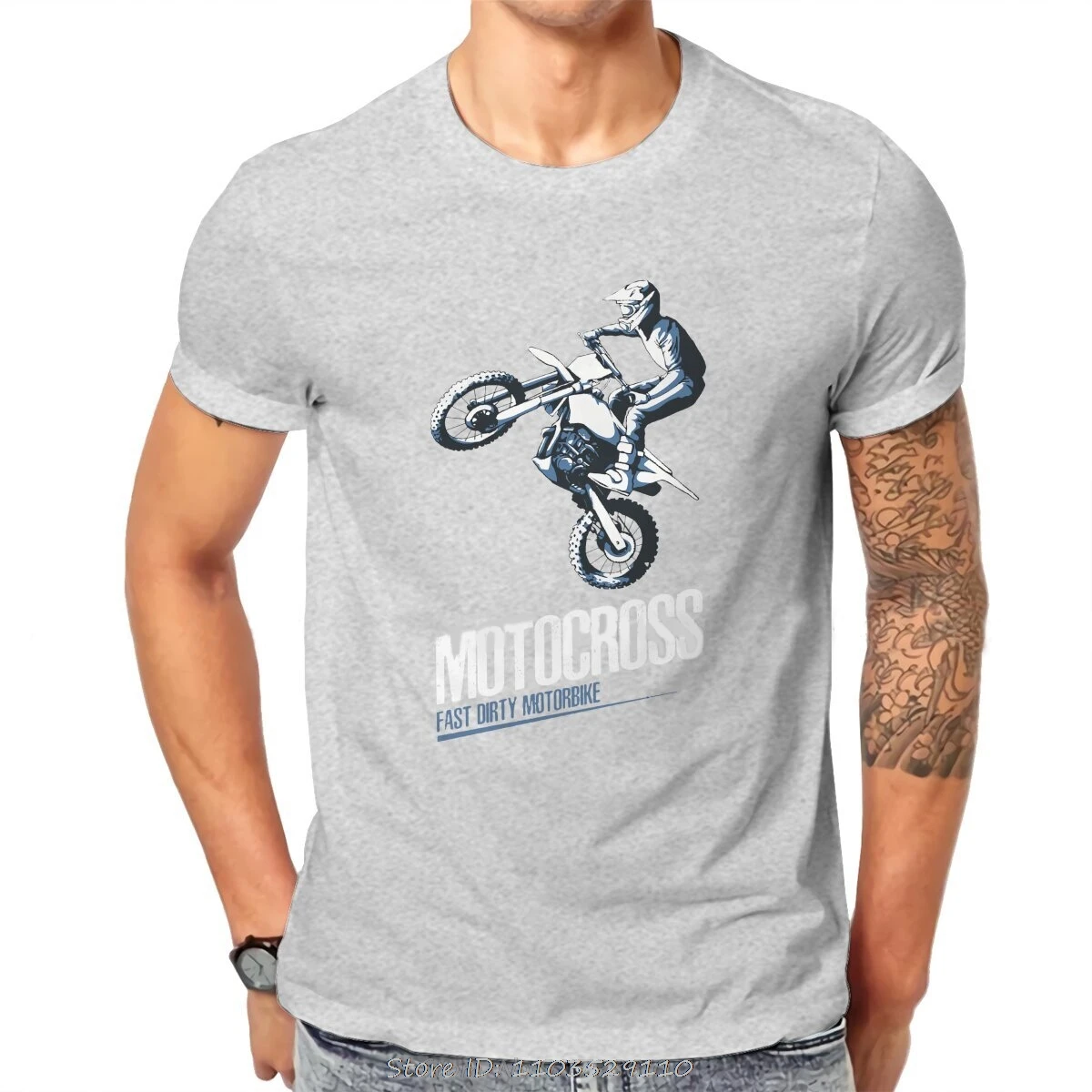 Motocross Newest T-Shirt Enduro Cross Motorcycle Racing Men Harajuku Pure Cotton Tops T Shirt O-neck Fitness Tshirt Tees Tops