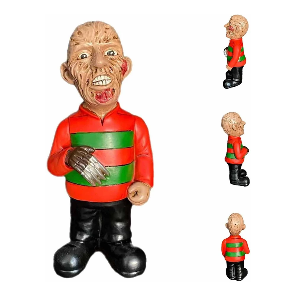 ホラー映画ガーデンノーム、屋内ガーデンノームガーデンスタチュー家の装飾、屋外ハロウィーン庭の芝生装飾A