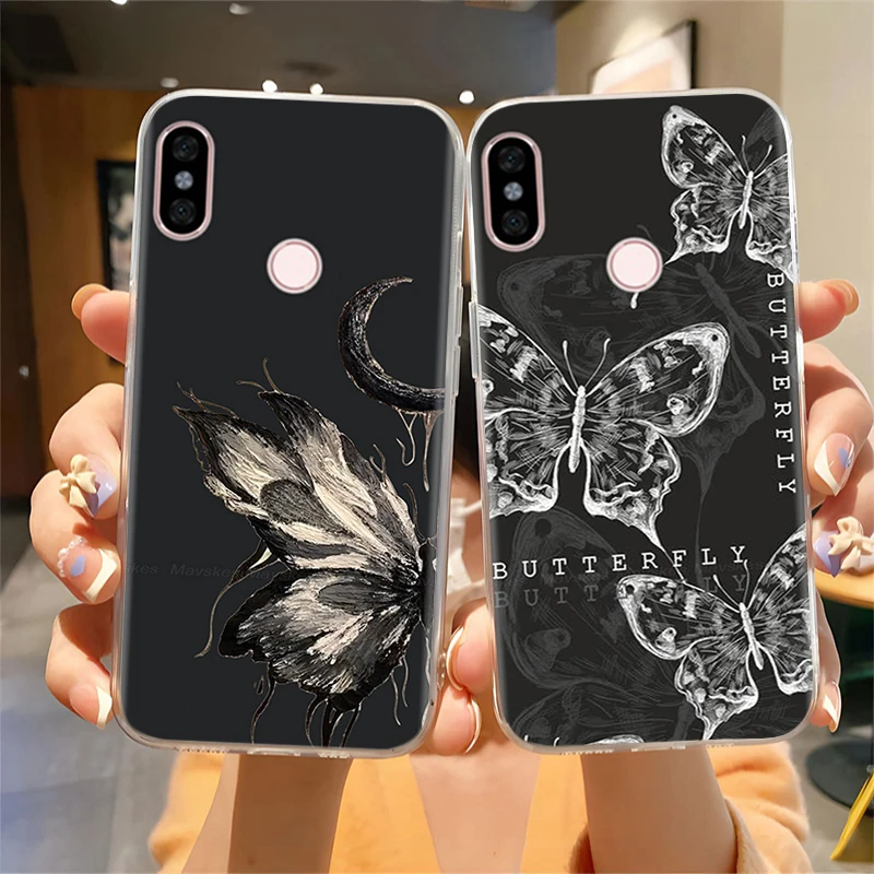 ل Redmi ملاحظة 5 نوت 5 برو واقية قذيفة لينة سيليكون جراب هاتف الكرتون رسمت الغطاء الخلفي ل Redmi ملاحظة 5 6 برو Fundas