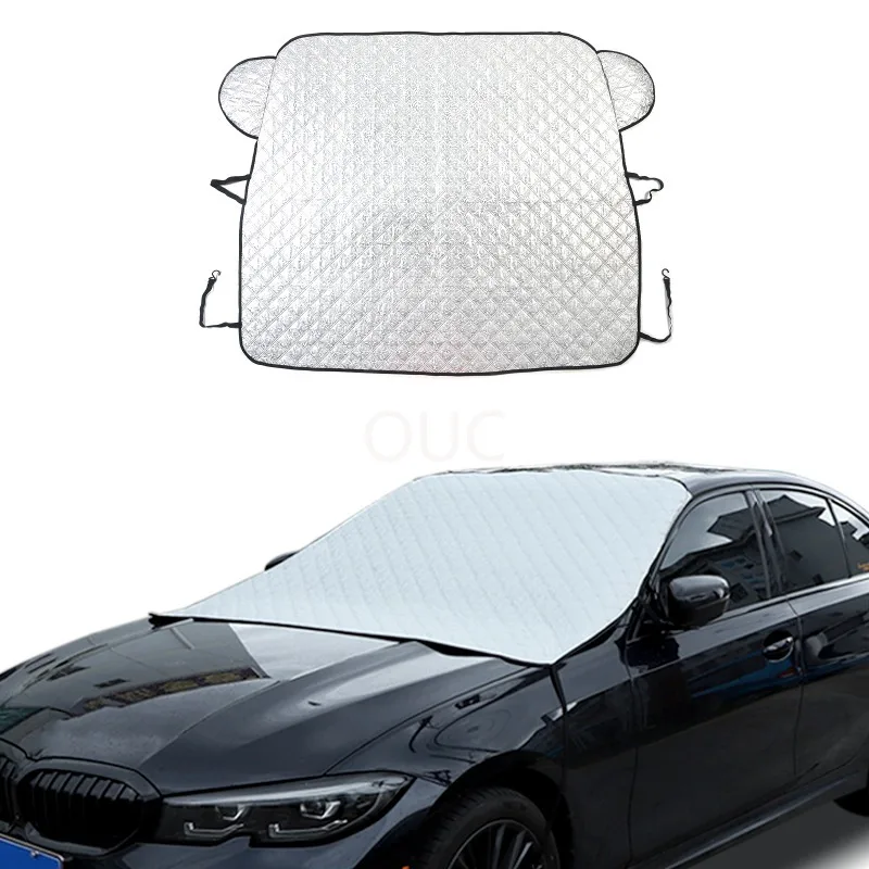 

Car Winter Windshield Snow Cover Snowproof Anti-Frost Ice Control Sunshade Protector Cover Compatible With BMW 3 Series G20 2022