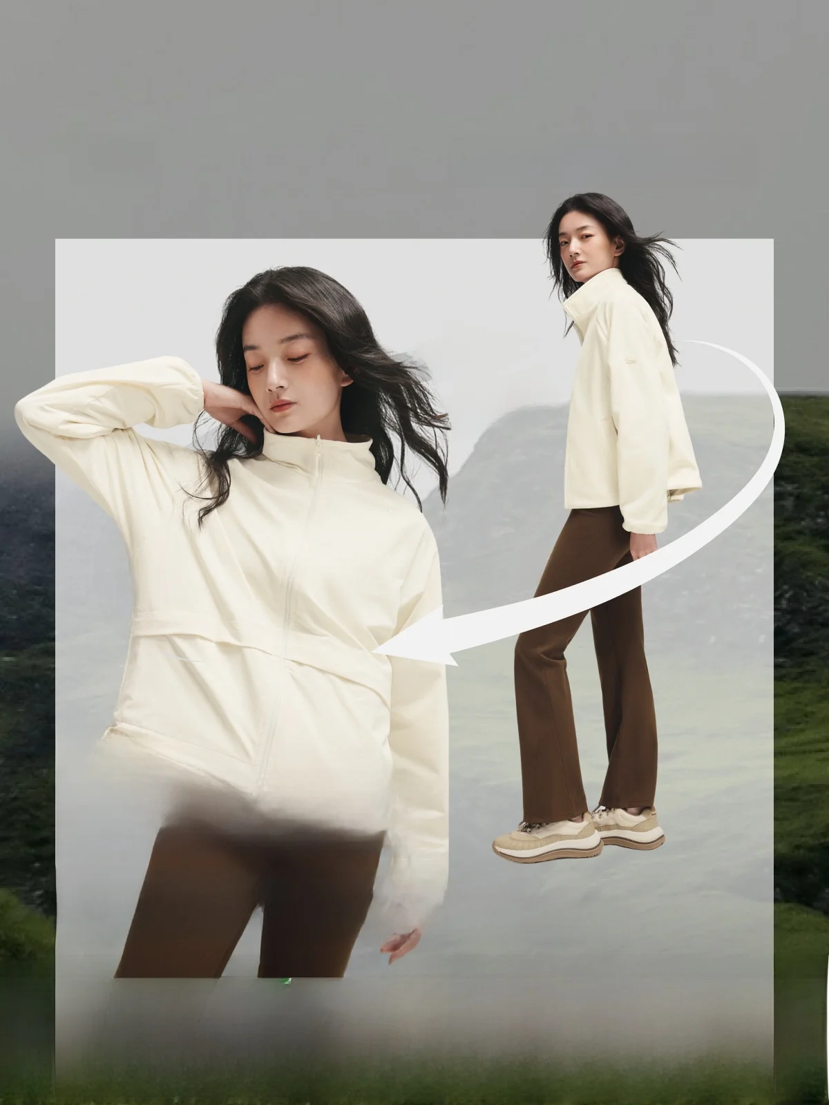 

Женская мягкая куртка Banana Le, осенне-зимняя, новая, двусторонняя, с флисовой подкладкой, ветрозащитная, для активного отдыха