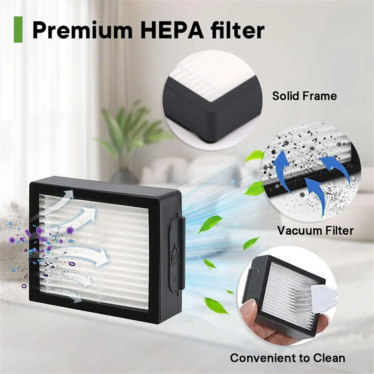 

Replacement Parts for Combo 10 Max,Combo J9+,Combo J7+/Plus Brush Filter Mop Bags