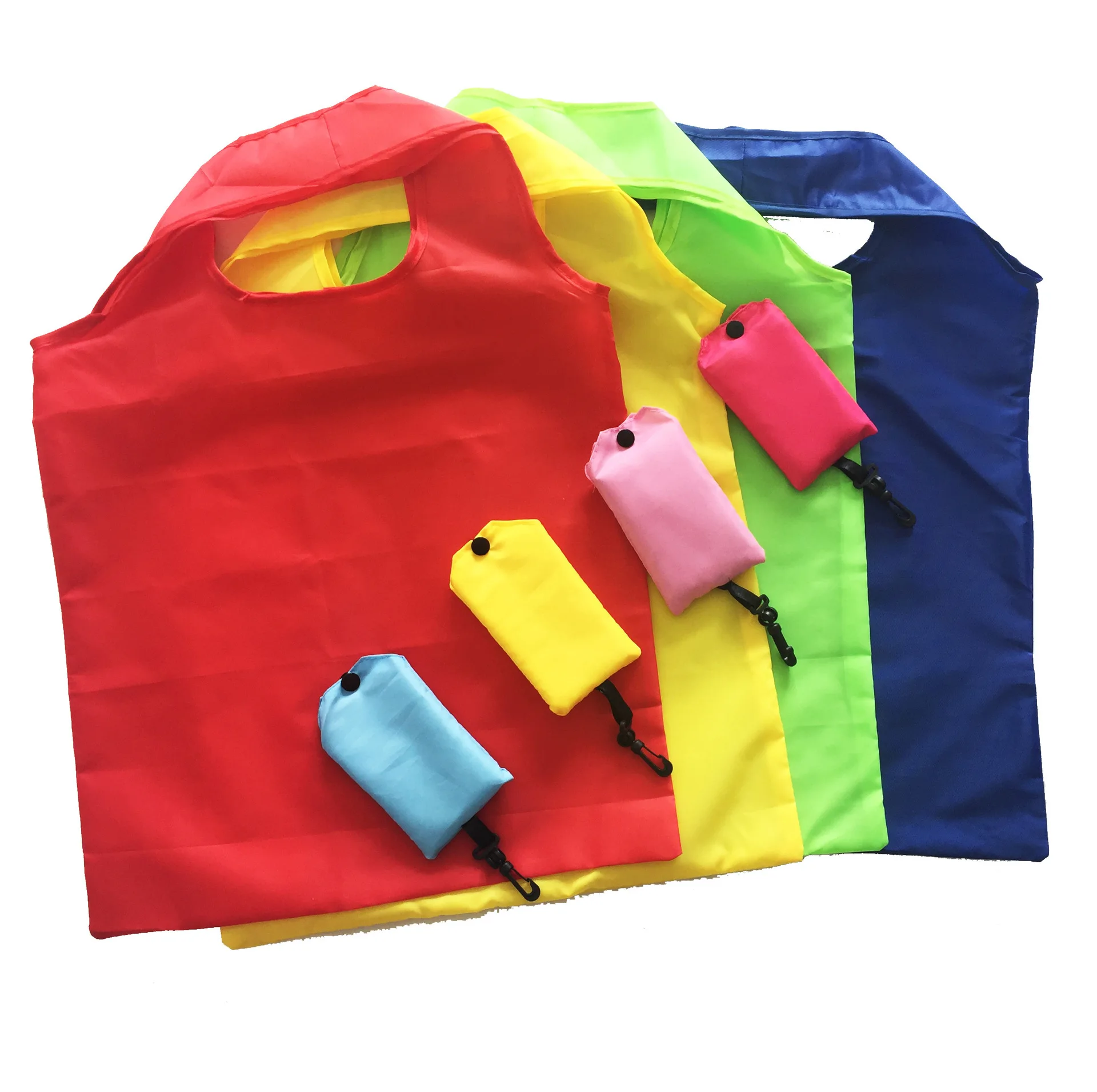 Multicolor Simple Reusable Shopping Bag Foldable Grocery Bag Eco-Friendly Travel Back Acquisition Waterproof, Machine Washable