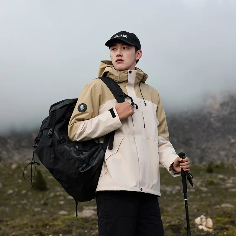 

Outdoor Soft-shell Down Jacket Daily Fashion Camping Fishing Solid-color Sports Mountaineering Casual Cycling Jacket