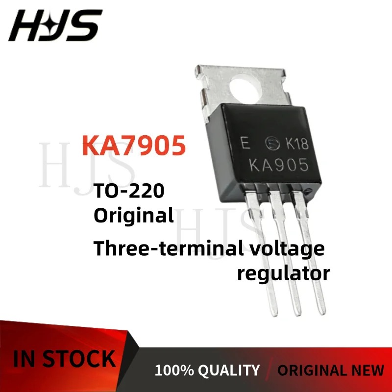 Original 10-20-30PCS New KA7905 KA 7905 TO-220 Three terminal voltage regulator Direct insertion triode