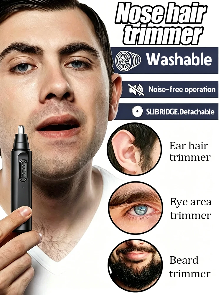 Electric Nose Hair Trimmer and Ear for Man Hairs Trimmer Remover Quality Pro Set