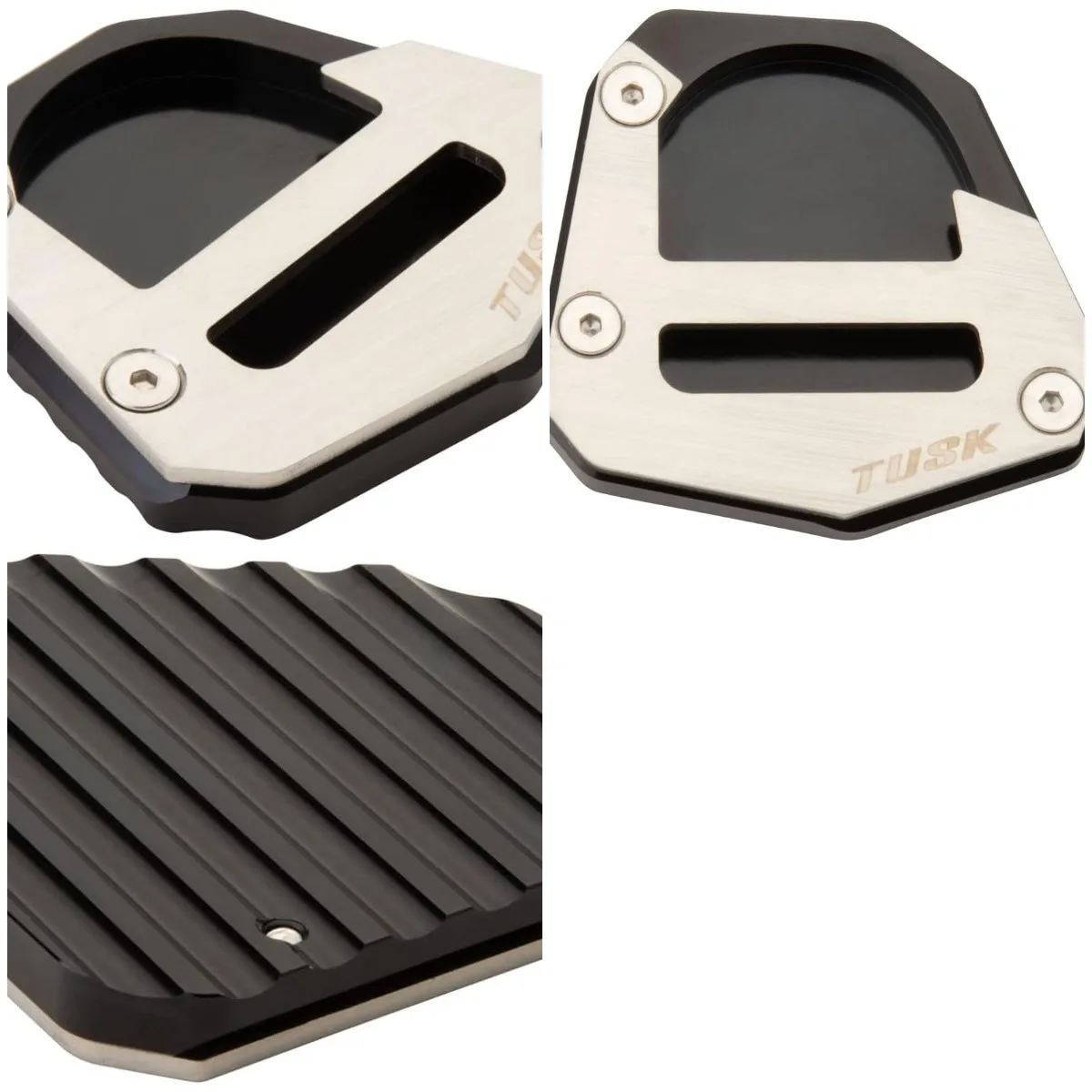 

Billet Side Stand Foot Black Compatible with Kawasaki KLR650 2009-2018