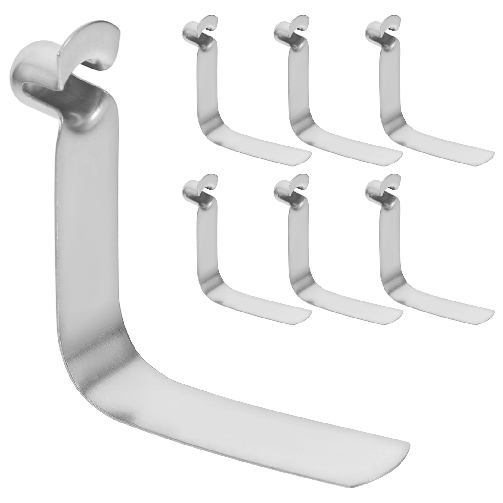 

10pcs Kick-stop Rod Spring Clips Anti-kick Device Durable Cattle Management Cow Safety Tool Stainless Steel Farm Snap