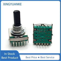 2PCS RS17 Band Rotary Switch 1 Pole 3 4 5 6 7 8 Position Small Household Appliance Conversion Gears Switch 10Pin 20MM Half Shaft